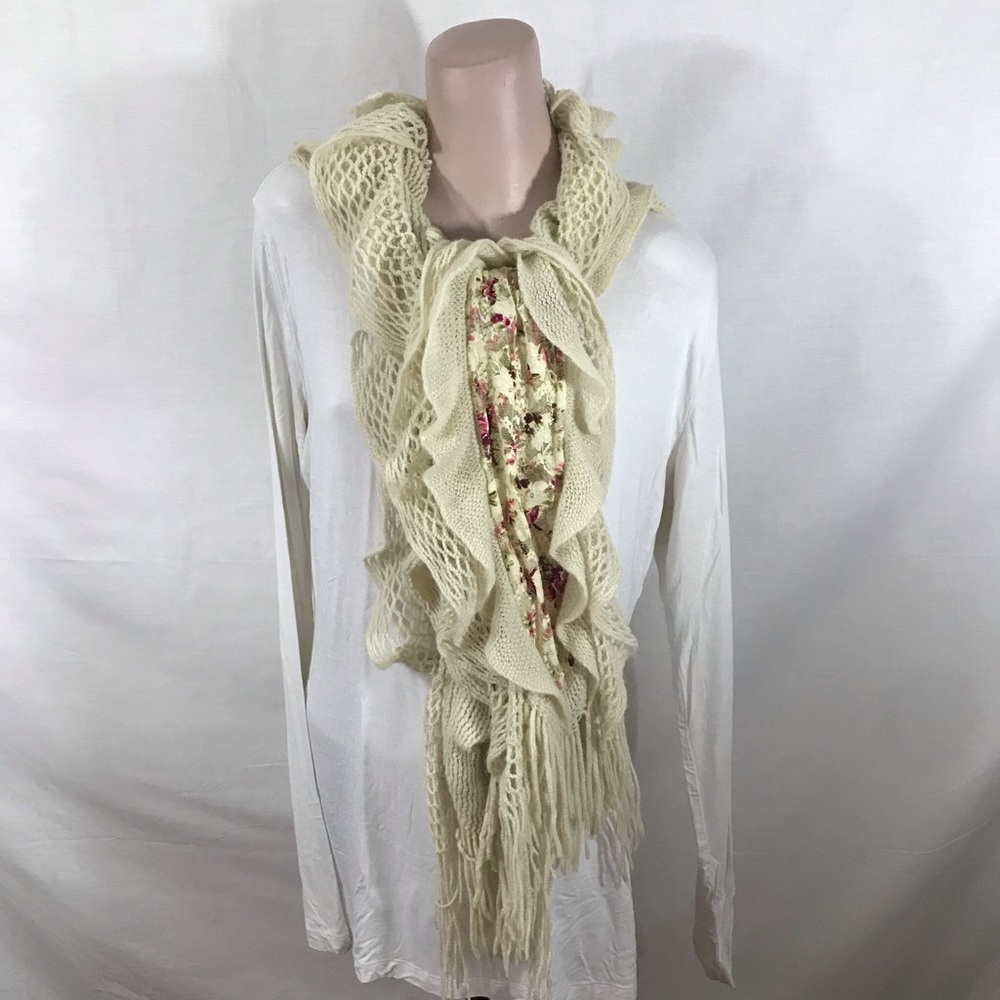 Springtime floral scarf